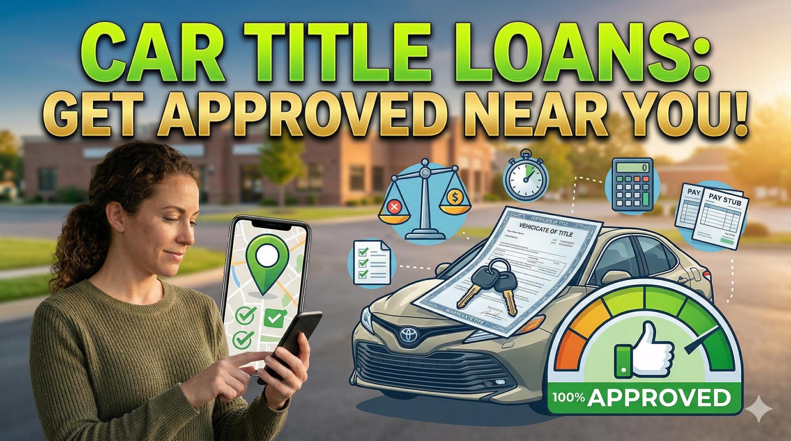 A Complete Guide to Understanding Car Title Loans Near Me & Approval Factors