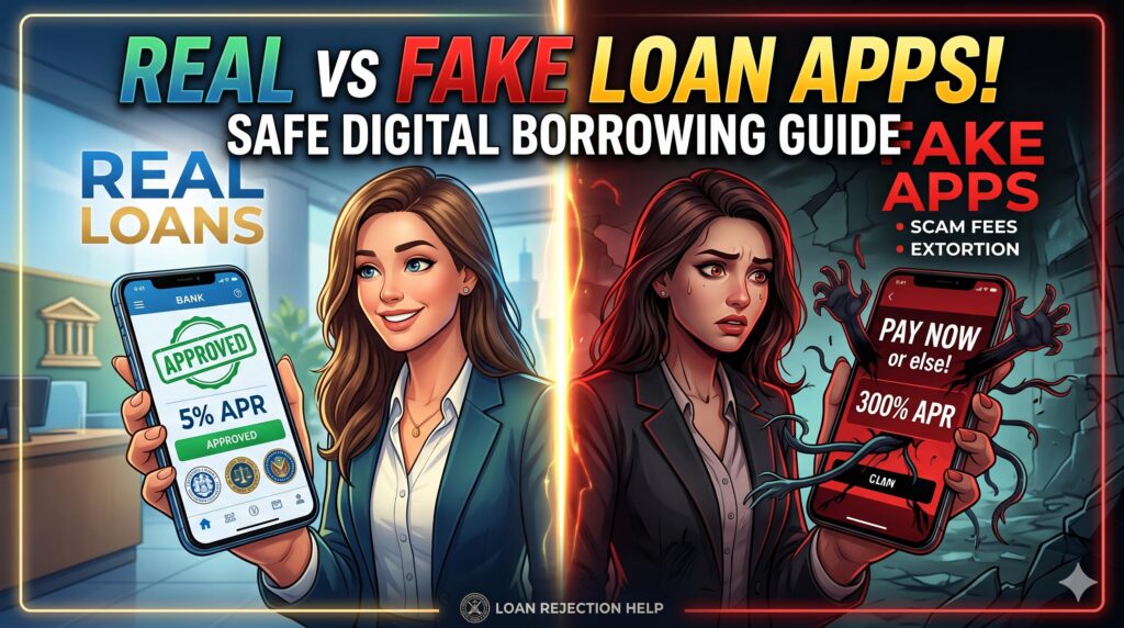 Fake Loan Apps vs Real Loan Apps_ The Complete Guide to Safe Digital Borrowing