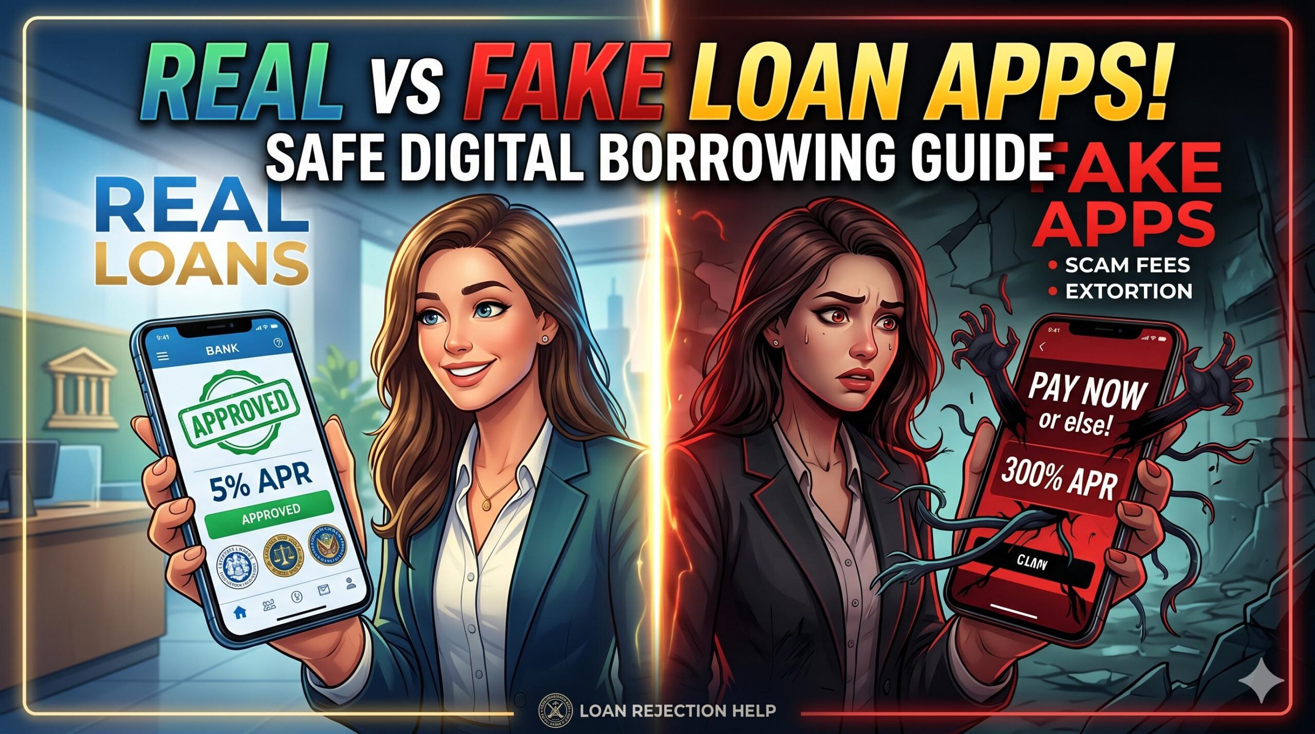 Fake Loan Apps vs Real Loan Apps_ The Complete Guide to Safe Digital Borrowing