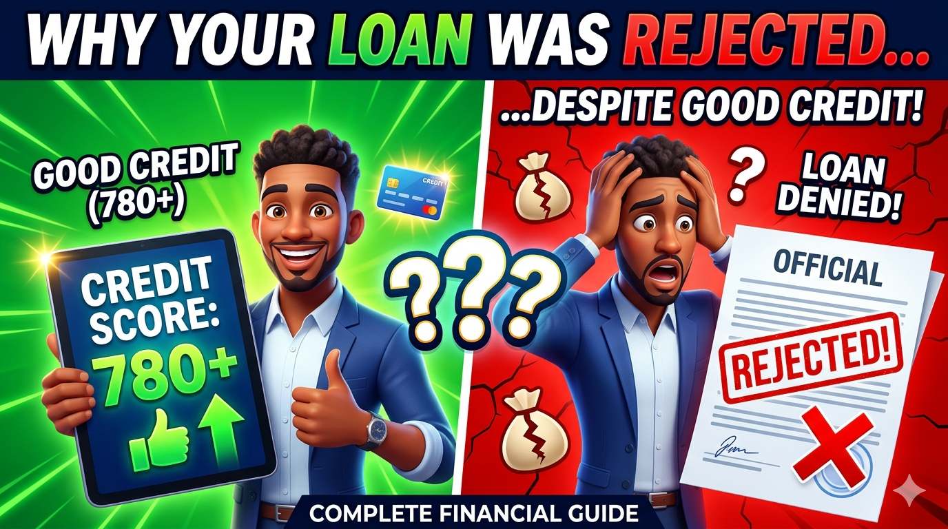 Why Is Your Loan Rejected Despite Good Credit Score_