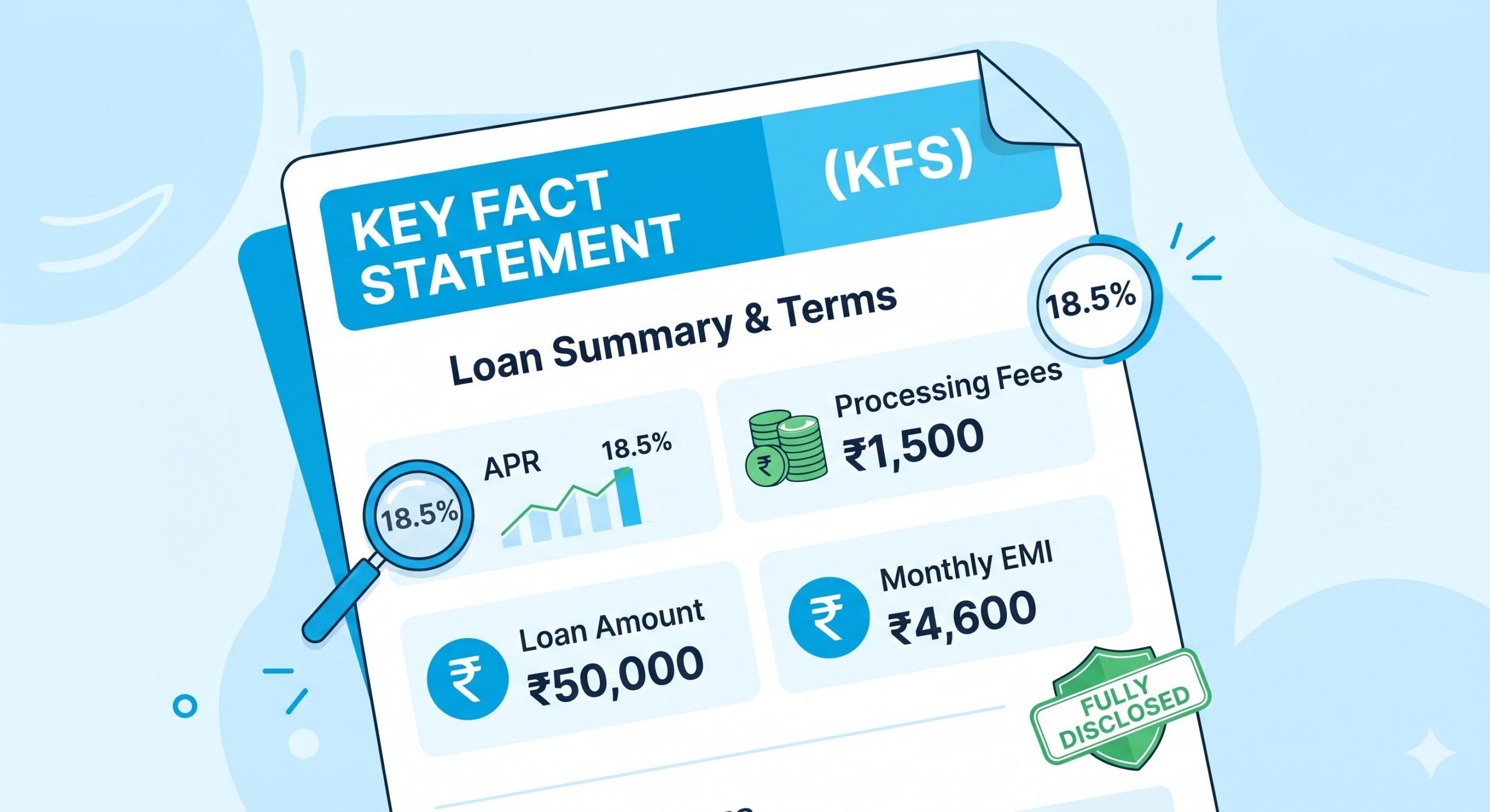 Key Fact Statement simplified document